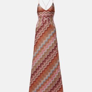 Missoni Red Zigzag Maxi Dress