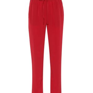 RED Valentino Rot Cropped-Hose aus Seide