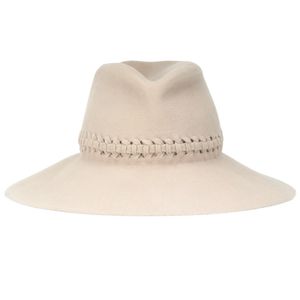 Cappello Fretwork Redux in feltro di Lola Hats in Neutro