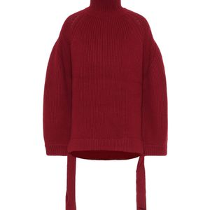 Ellery Rot Oversize-Pullover mit Wollanteil