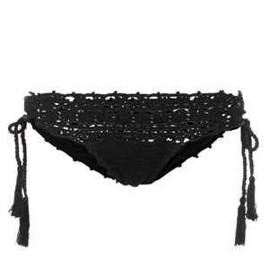 Culotte de bikini en crochet de coton Darling Anna Kosturova en coloris Noir