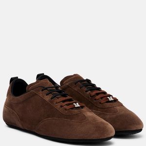 Max Mara Brown Suede Sneakers