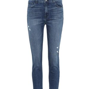 J Brand Blau Jeans Ruby aus Stretch-Baumwolle