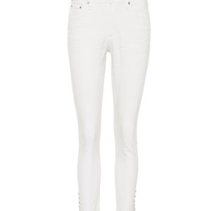Citizens of Humanity Weiß Verzierte Cropped Jeans