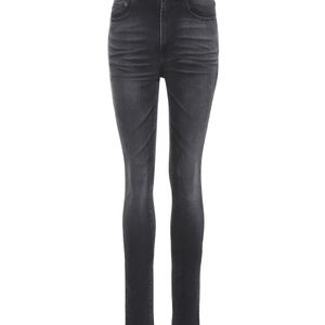 Saint Laurent Black High-waisted Skinny Jeans