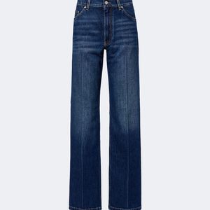 Stella McCartney Blue Faded Straight Jeans