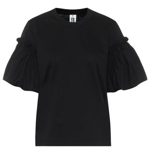 Noir Kei Ninomiya Schwarz T-Shirt aus Baumwoll-Jersey