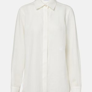 Max Mara White Abisso Linen Shirt