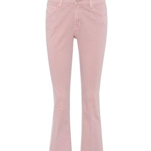 J Brand Pink Cropped Jeans Selena