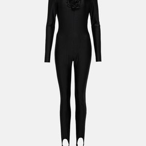 GIUSEPPE DI MORABITO Black Embellished Jersey Jumpsuit
