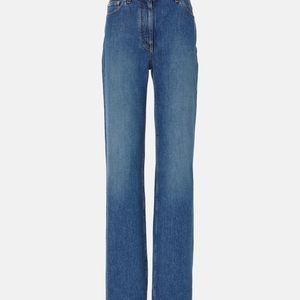 Versace Blue Medusa '95 Straight Jeans