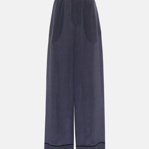 Fendi Blau Pyjama-Hose aus Seide