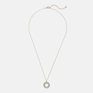 Mateo White Donut 14Kt Necklace With Jade