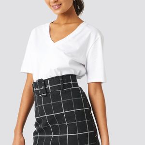 Trendyol Checkered Mini Skirt in het Zwart