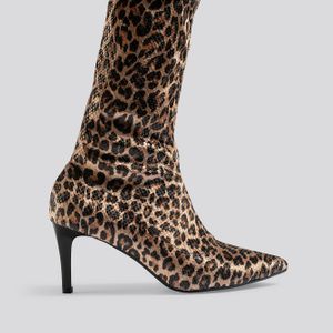 Trendyol Braun Leopard Patterned Boots