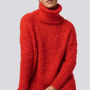Trendyol Turtleneck Knitted Sweater in het Rood