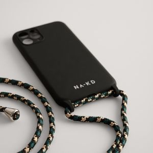 NA-KD Accessories Cord Strap Phone Case in het Zwart