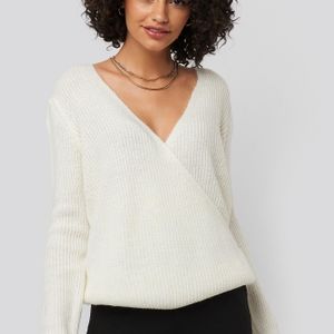 Trendyol Weiß Double Breasted Knitted Sweater