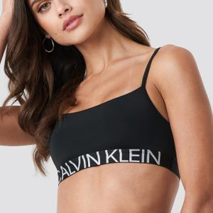 Calvin Klein Schwarz Unlined Triangle Bralette