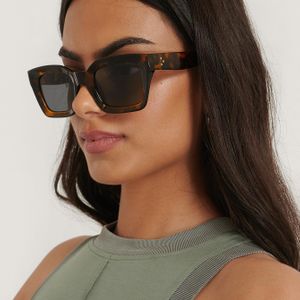 NA-KD Braun Accessories Square Frame Sunglasses