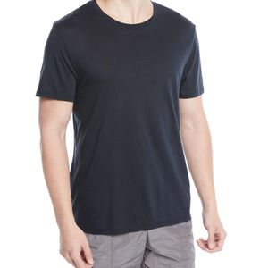 Vince Blue Men's Short-sleeve Pima Crewneck Jersey T-shirt for men