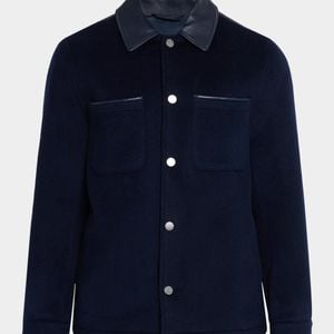 Bugatchi Blue Apos;S Wool & Cashmere Jacket for men