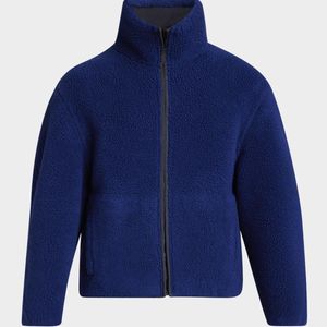 Givenchy Blue Apos;S Logo Fleece Jacket for men