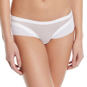 LIVY White Ny Day Tulle-trim Shorty Briefs