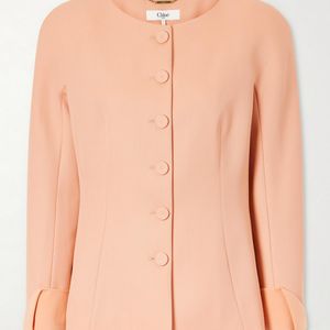 Chloé Pink Wool-Crepe Jacket