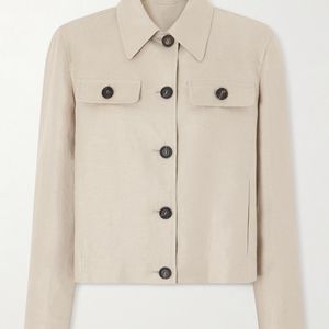 Brunello Cucinelli Natural Linen-Twill Jacket