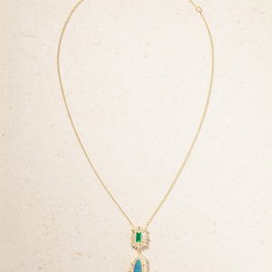 Suzanne Kalan Natural 18-Karat Multi-Stone Necklace