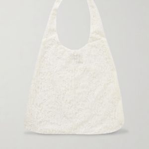 Gohar World White Port Lace Shoulder Bag