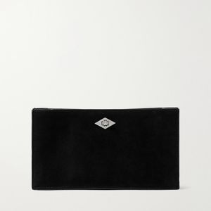 Metier Black Ease Suede Clutch