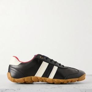 Wales Bonner Black Leather Sneakers