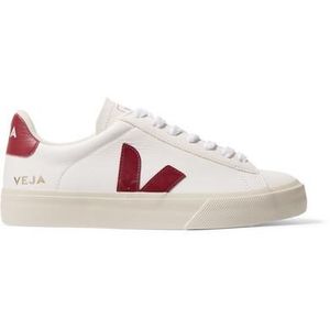 Veja Weiß + Net Sustain Campo Sneakers Aus Leder