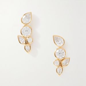 Completedworks Natural Net Sustain No Rush Recycled Vermeil Cubic Zirconia Earrings