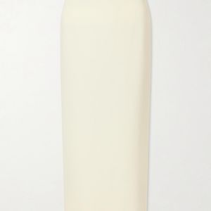 Wardrobe NYC White Crepe Midi Skirt