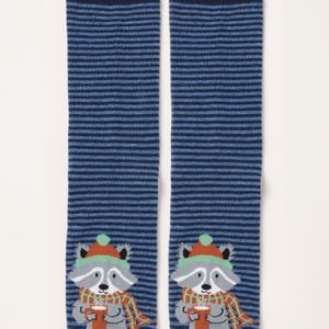 FatFace Blue Fatface Racoon Socks for men