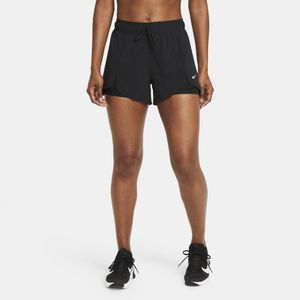 Nike Schwarz Flex Essential 2-in-1 Damen-Trainingsshorts