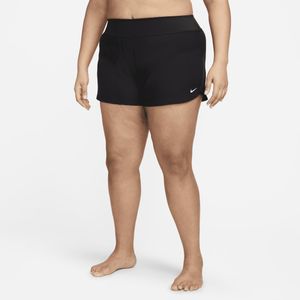 Nike Black Solid Element Board Shorts (Plus Size)