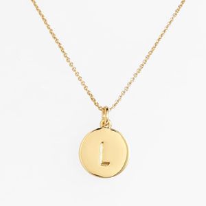Kate Spade Metallic 'one In A Million' Initial Pendant Necklace