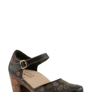 Spring Step Black Bridgitte Clog