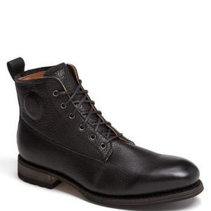 Blackstone Black 'gm 09' Plain Toe Boot for men