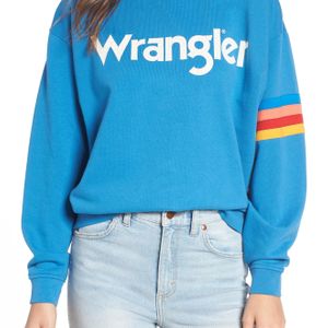 Sweat-shirt Wrangler en coloris Bleu