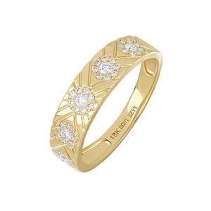 Bony Levy White Cleo Diamond Stacking Ring