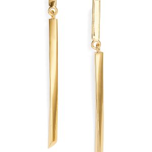 Argento Vivo Metallic Linear Drop Earrings