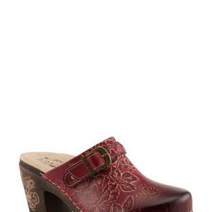 Spring Step Brown Calliroe Platform Clog