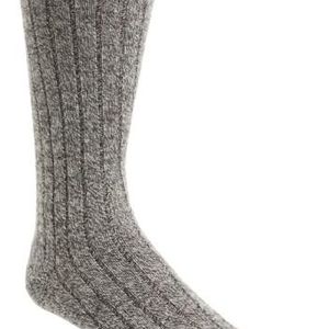 Pantherella Grey 'waddington' Cashmere Blend Mid Calf Socks for men