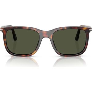Persol Brown 53Mm Rectangular Sunglasses for men