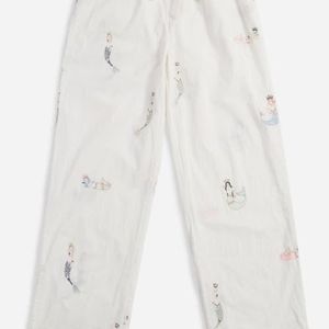 Printfresh White Pj Pants